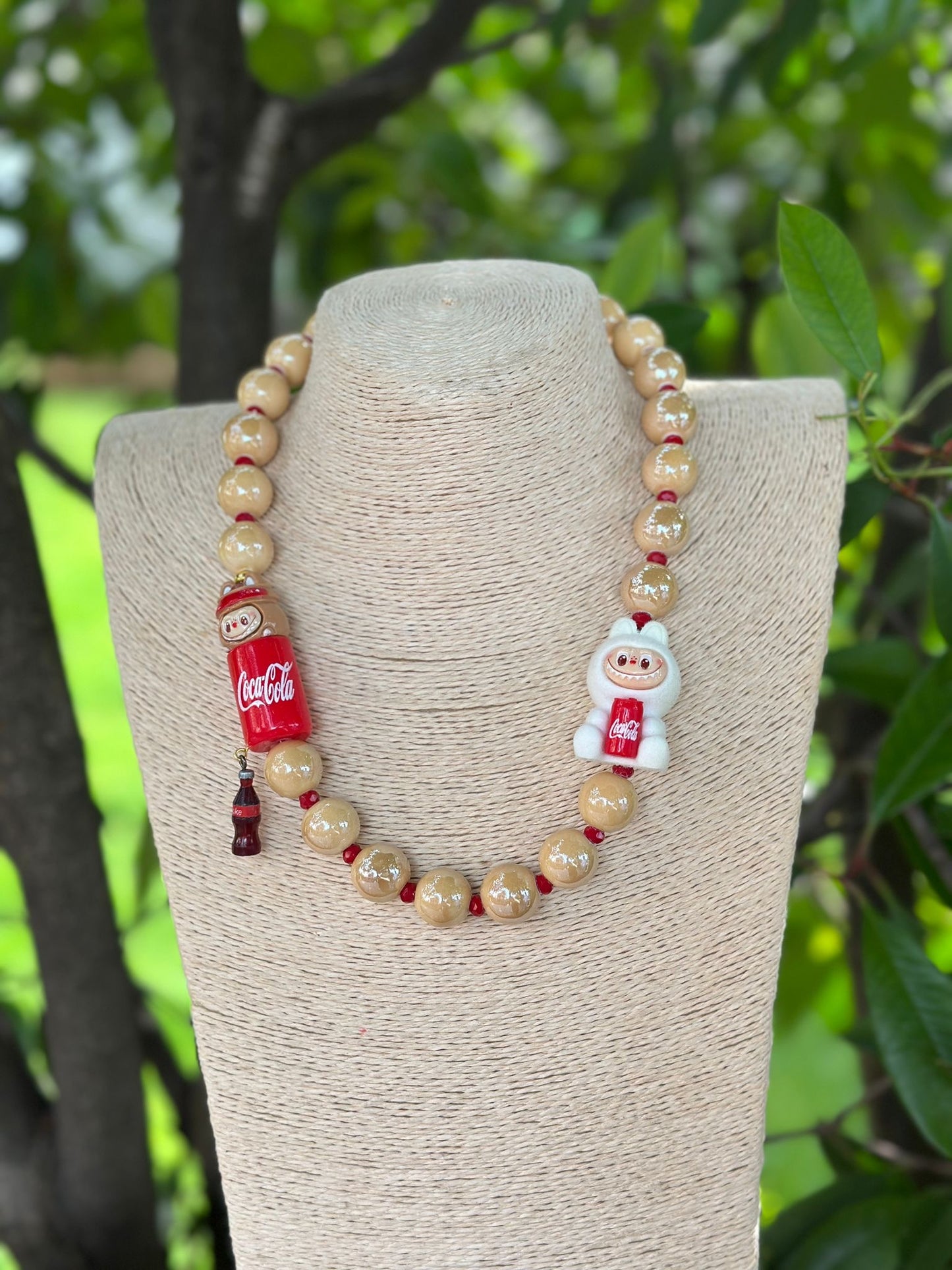 Collana Labubu Coke