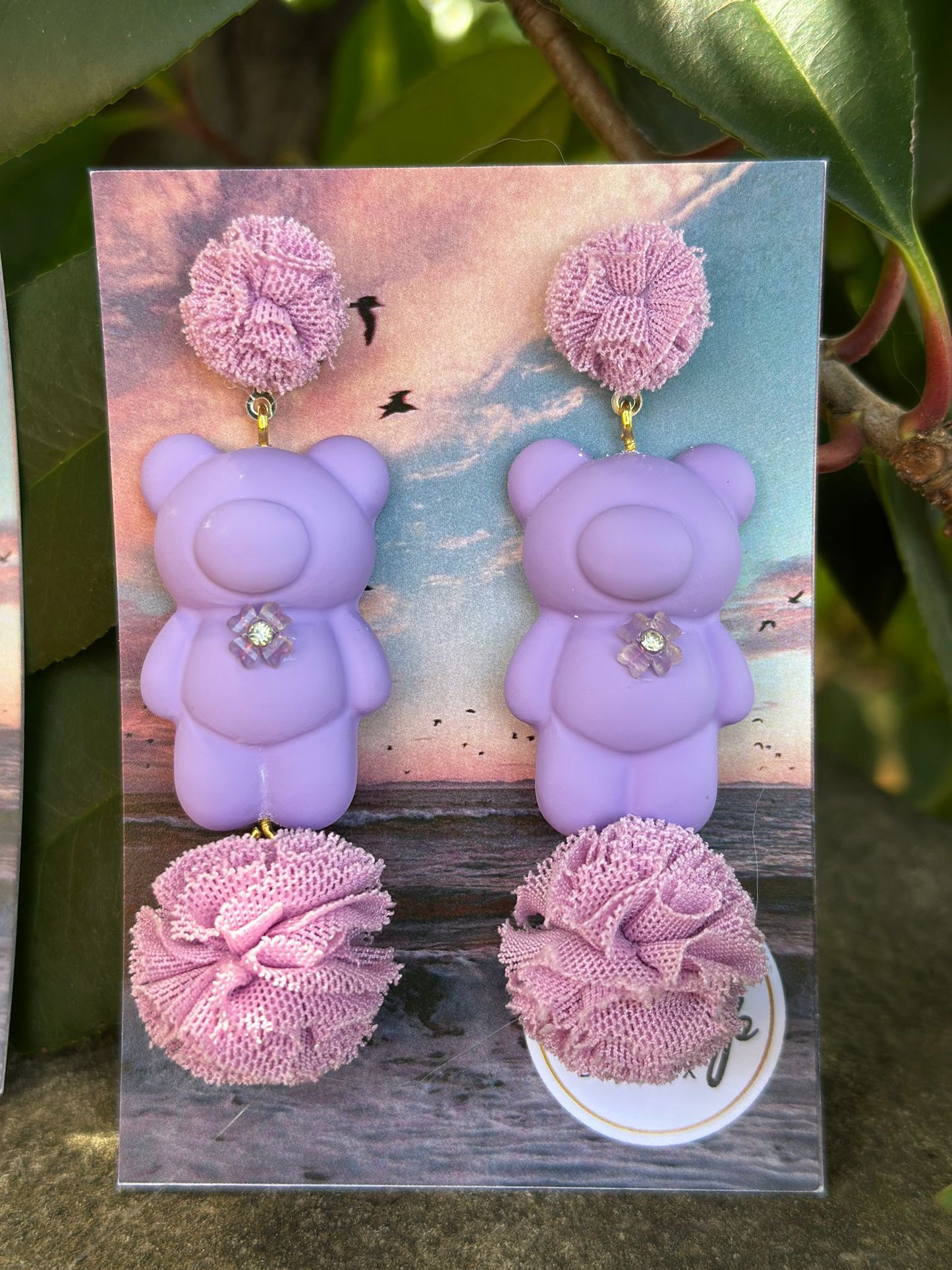 Orecchini TeddyPurple