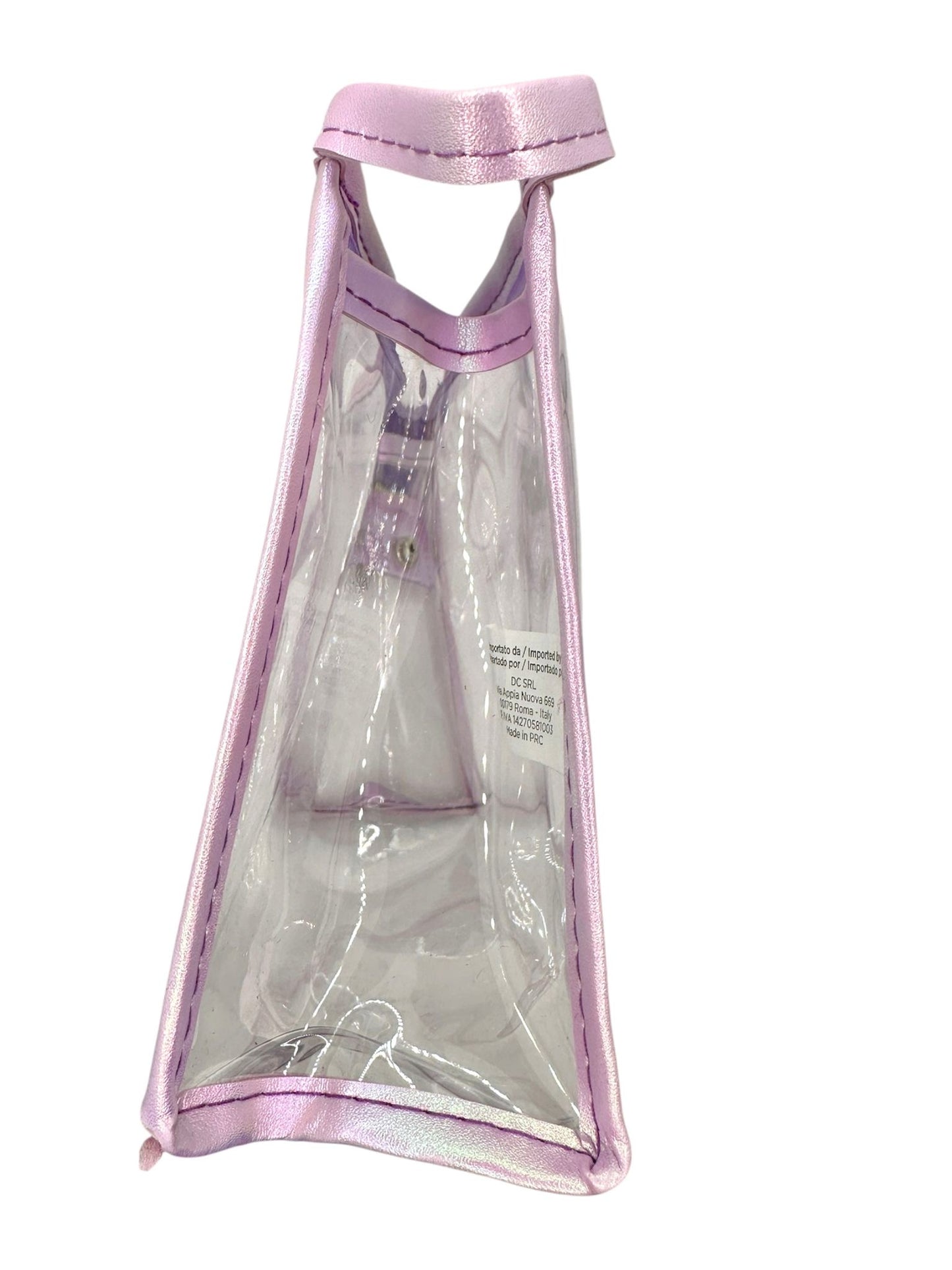 Borsa Purple Hearts con pochette interna