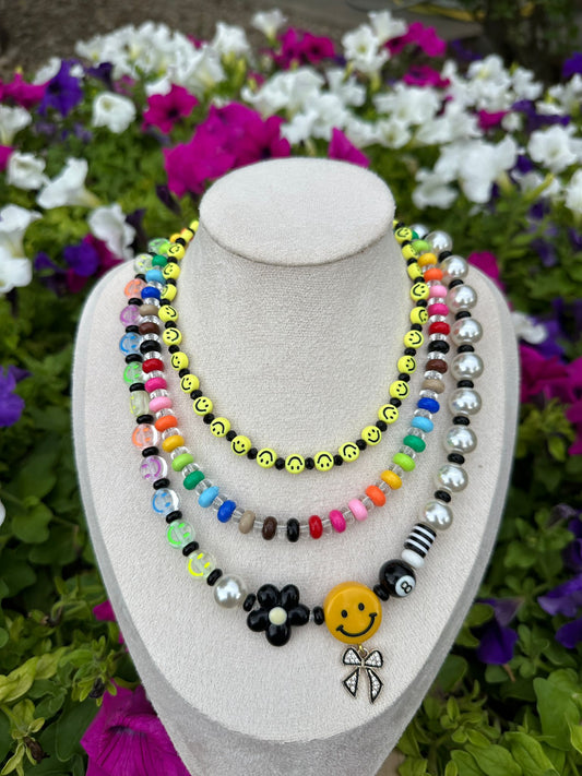 Collana Happy Vibes set 3 pezzi