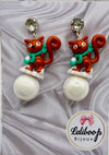 Orecchini I wear winter Mischievous Squirrel