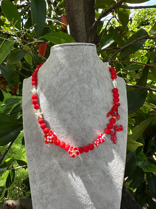 Collana Paradise rossa