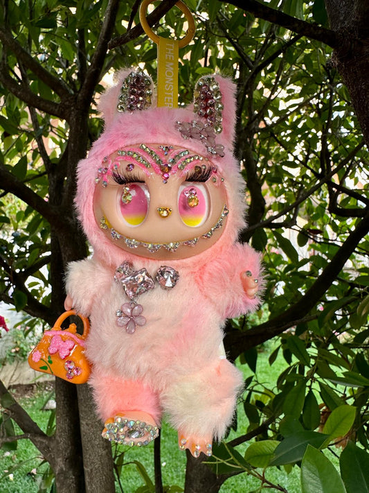 Charmsbag Labubu Sparkle Rosa