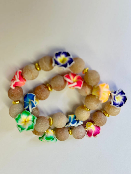Bracciali Hawaii Tortora set 2Pez