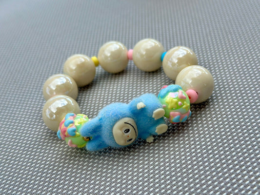 Bracciale Labubu celeste