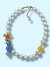 Collana Topo Gigio Style Bianca