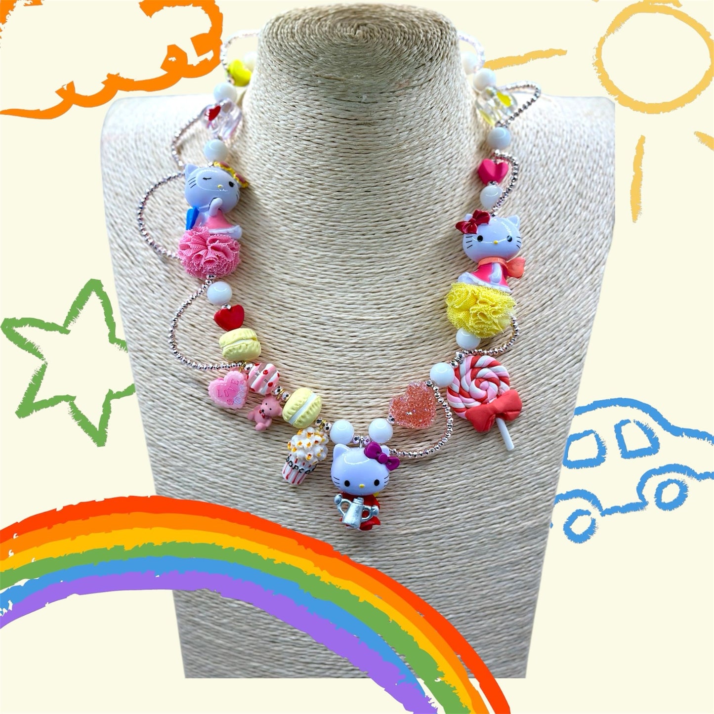 Collana HelloKitty “Dolci Tenazioni di Kitty” riproducibile su richiesta