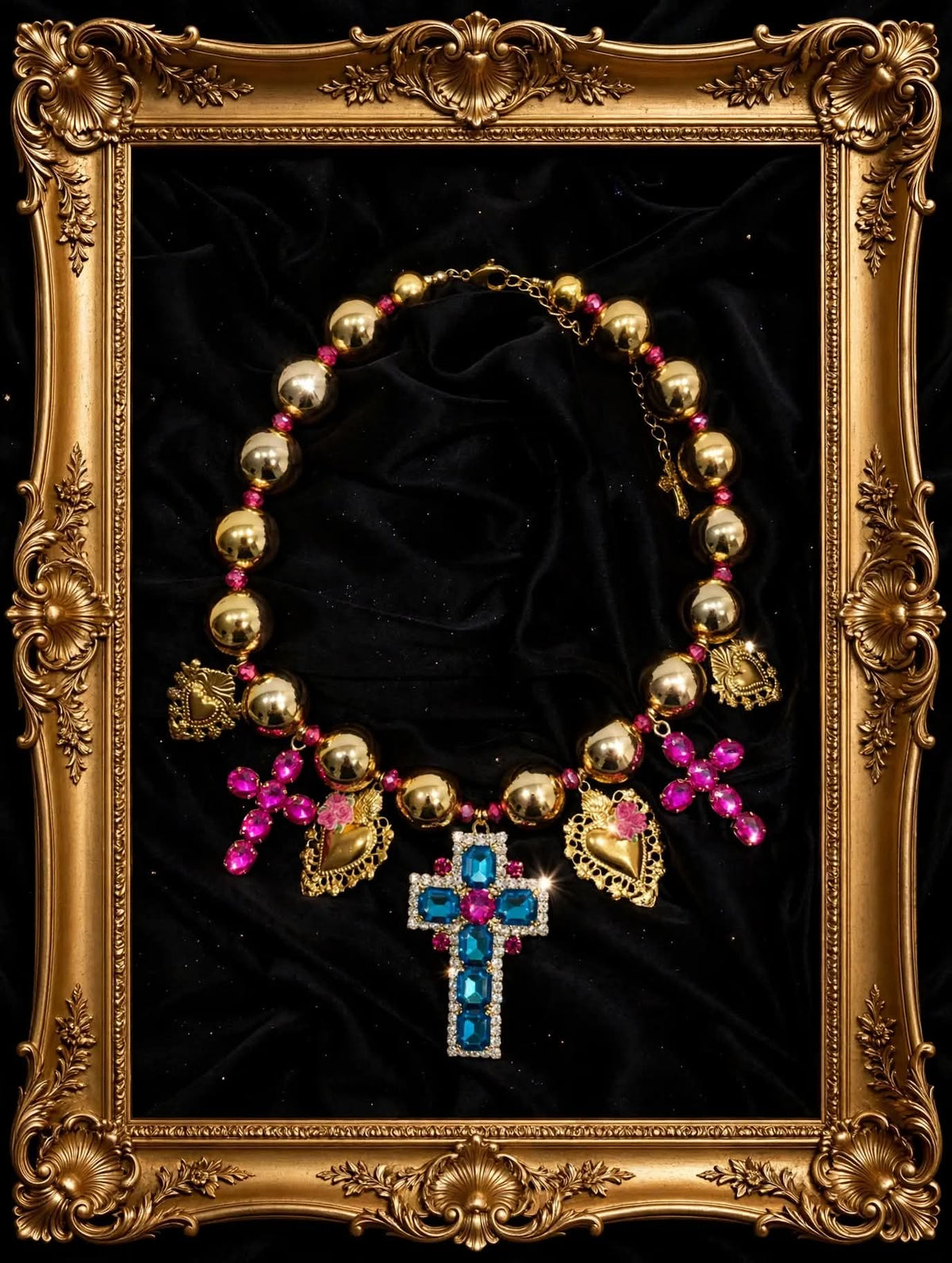 La religiosa oro fucsia