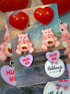 Orecchini Orsetti del Cuore Hug me