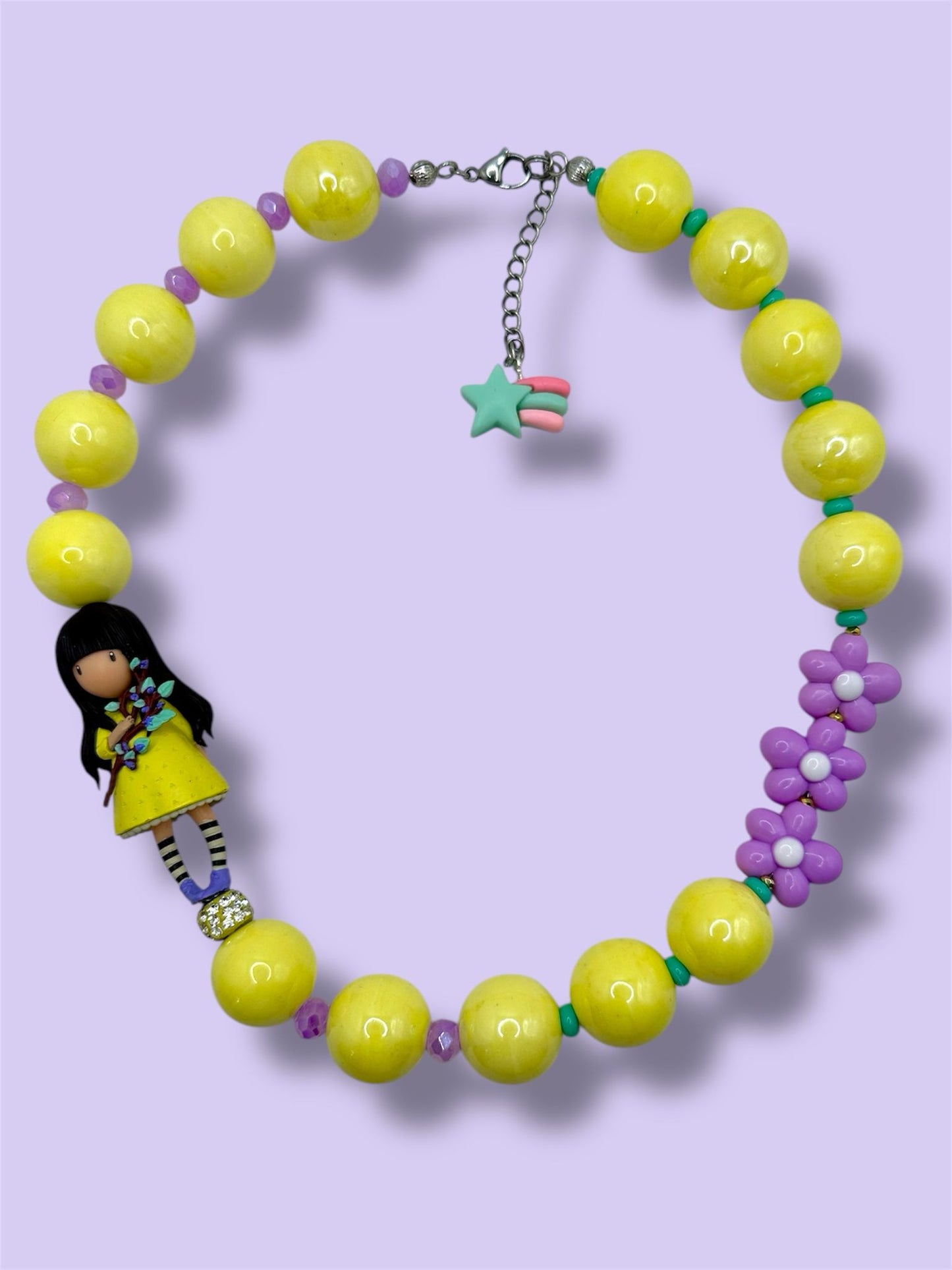 Collana Gorjuss Yellow Flower