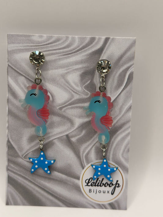 Orecchini Cavalluccio Stellato