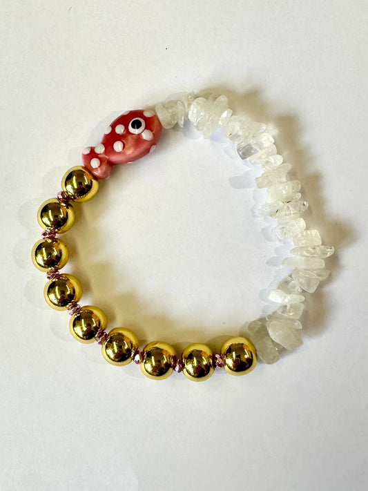 Bracciali Rosa Barchetta+Pesciolino set 2Pz