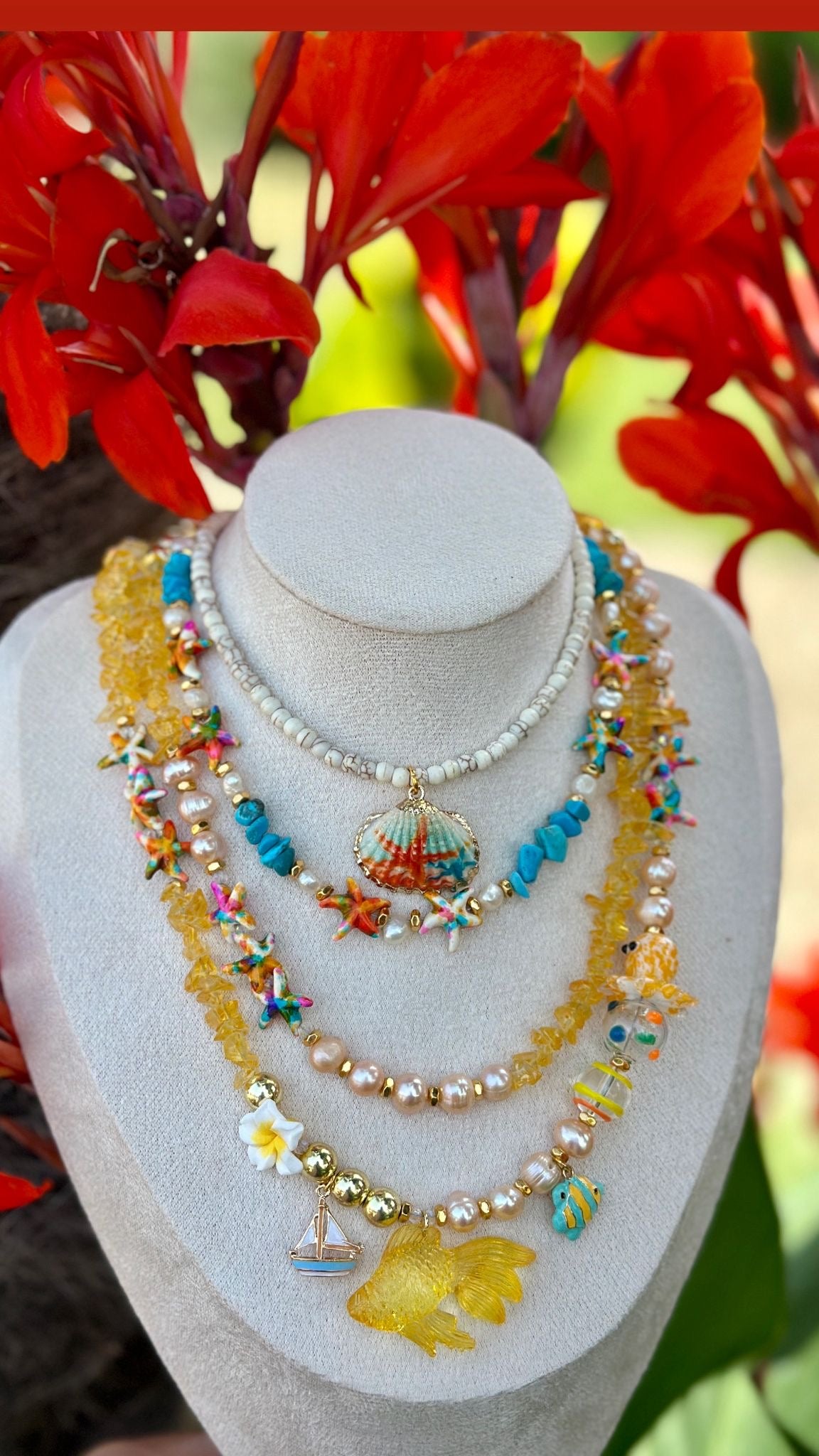 Collana Del Sole 4Pezzi