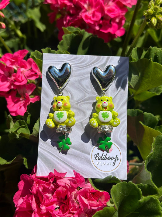 Orecchini Orsetti del Cuore Fortuna a Me