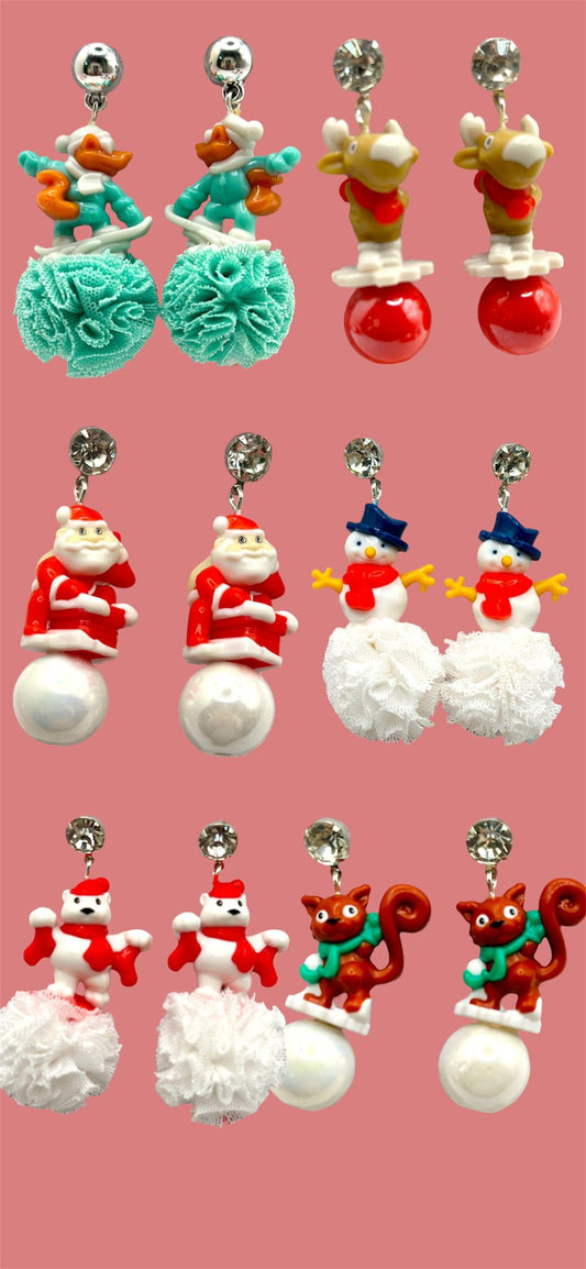 Orecchini I wear winter Snow Bear