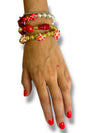 Bracciali Hawaii Rosso set 3Pezzi