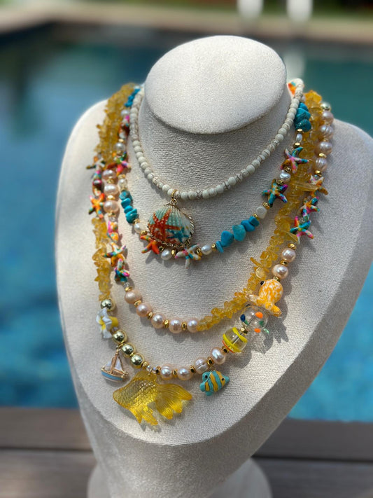 Collana Del Sole 4Pezzi