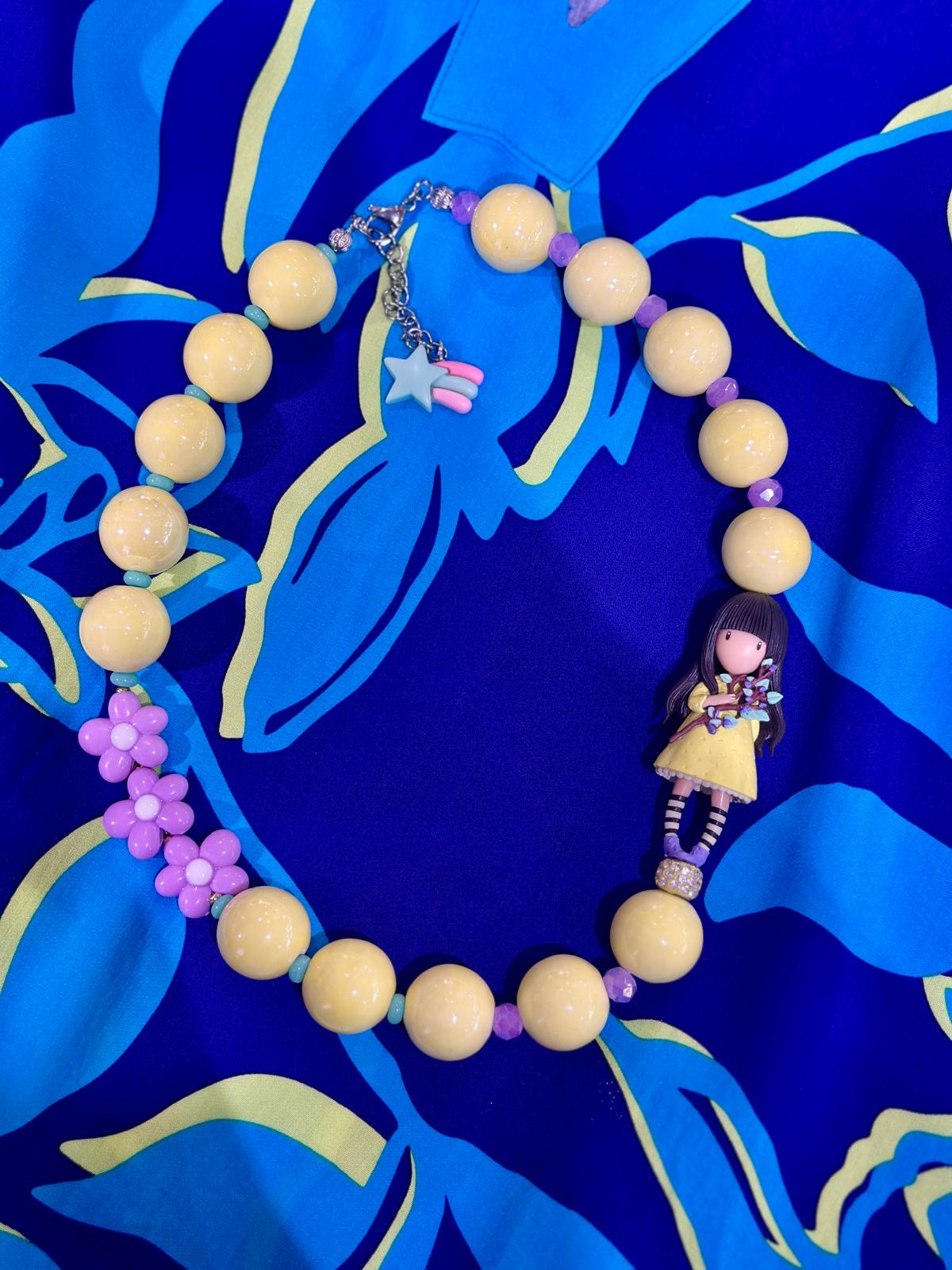 Collana Gorjuss Yellow Flower