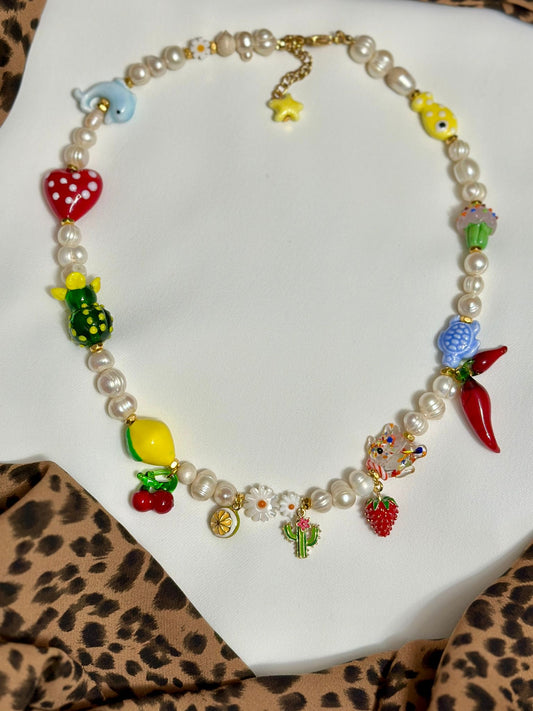 Collana Glass Garden Jewels Fruit
