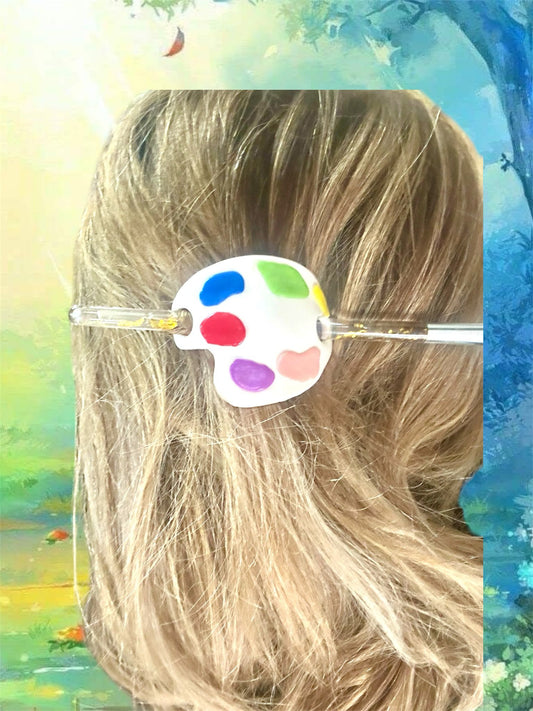 Fermagli per capelli palette d’arte
