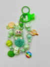 Charms Labubu Sweet Green per telefono e borsa