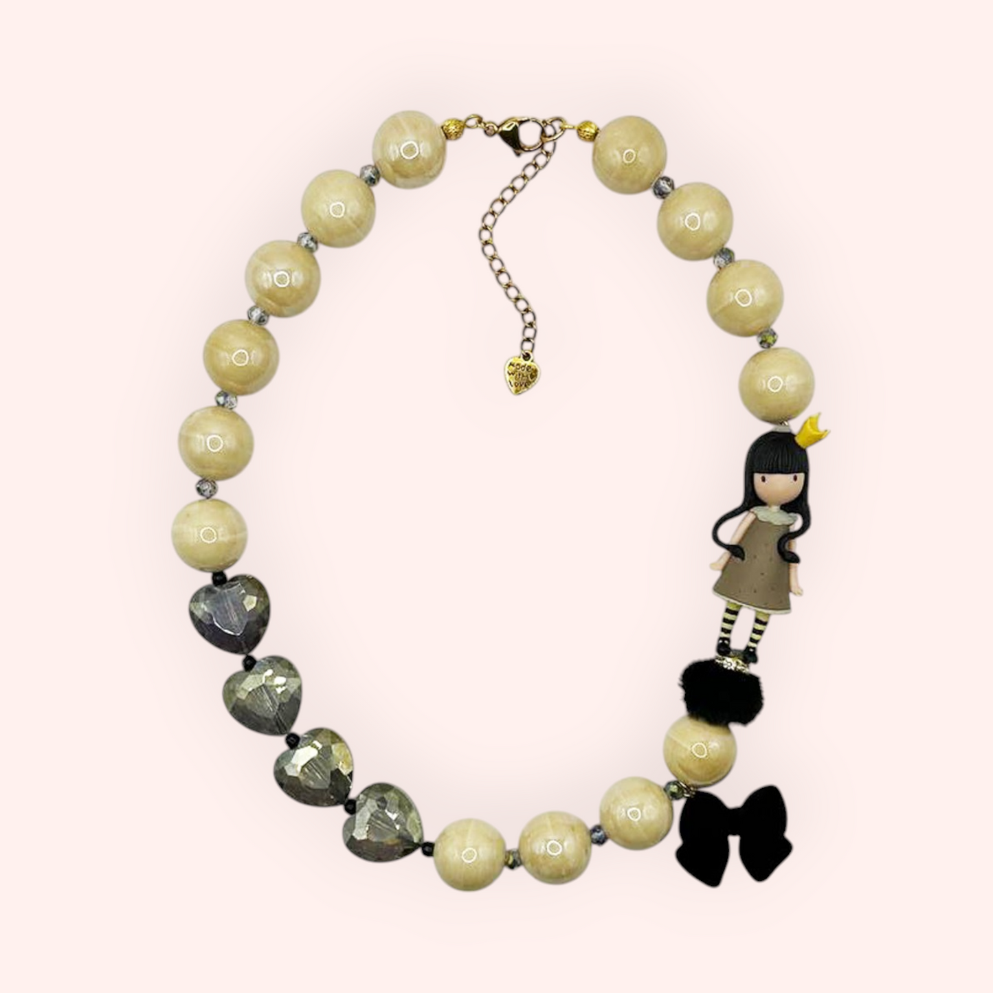 Collana Gorjuss cuore di cristallo