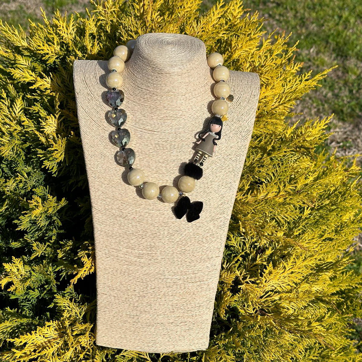 Collana Gorjuss cuore di cristallo
