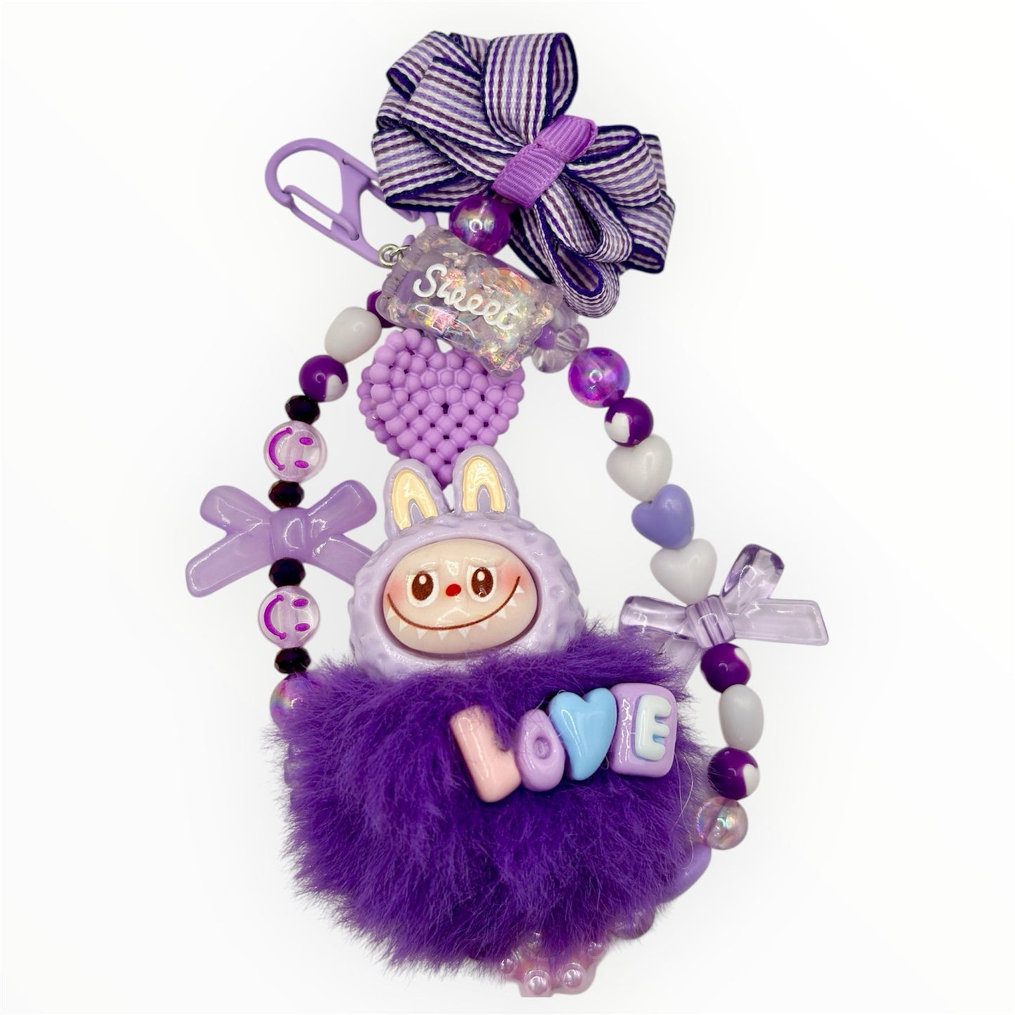 Charmsbag Labubu Purple Love