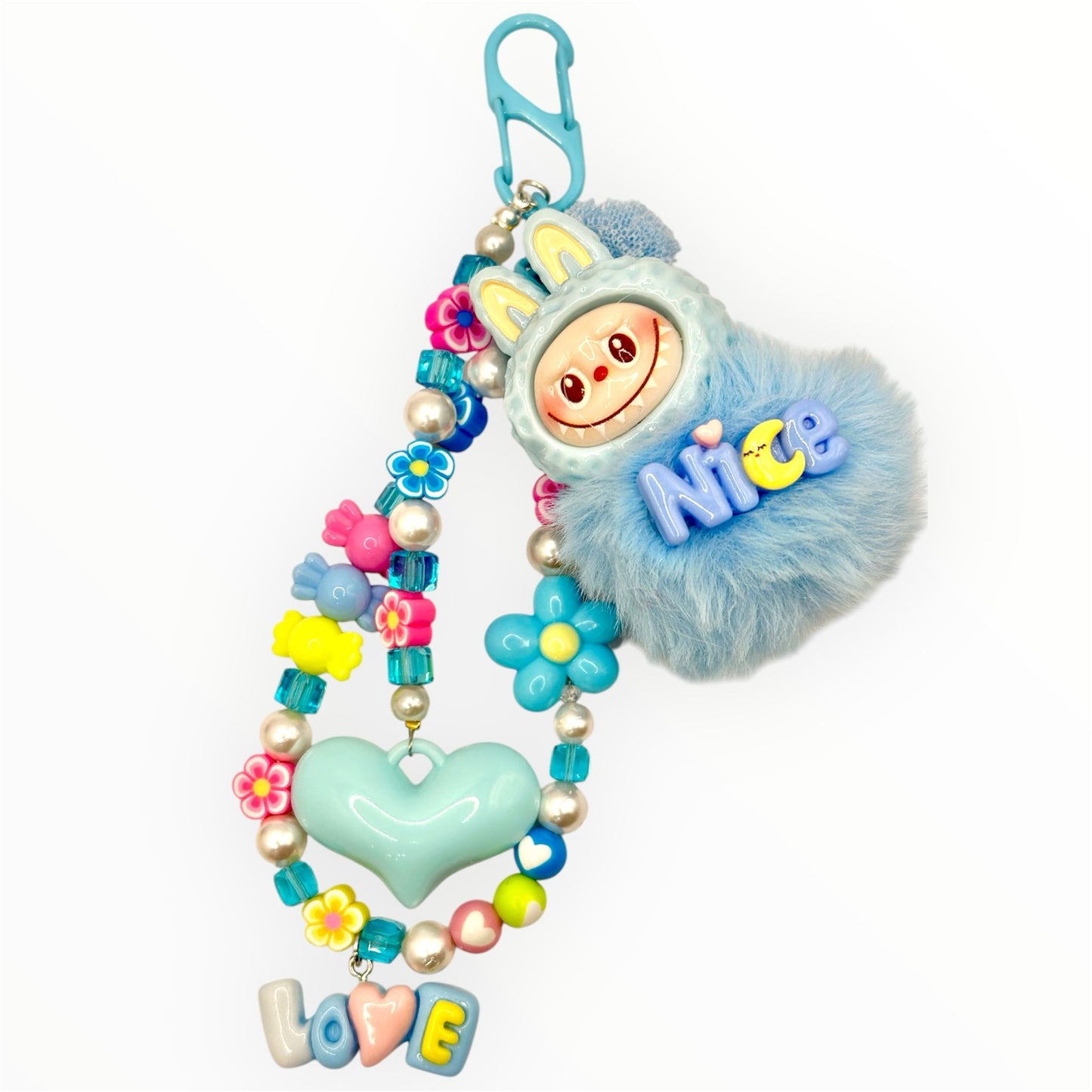 Charmsbag Labubu Sky Blue Nice