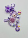 Charms Labubu Sweet Purple per telefono e borsa