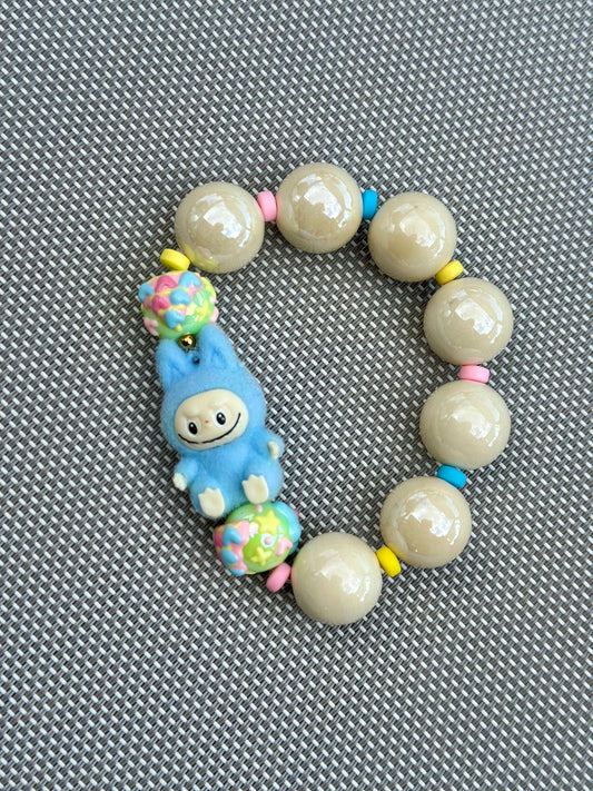 Bracciale Labubu celeste