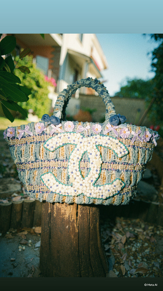 Borsa azzurro mare