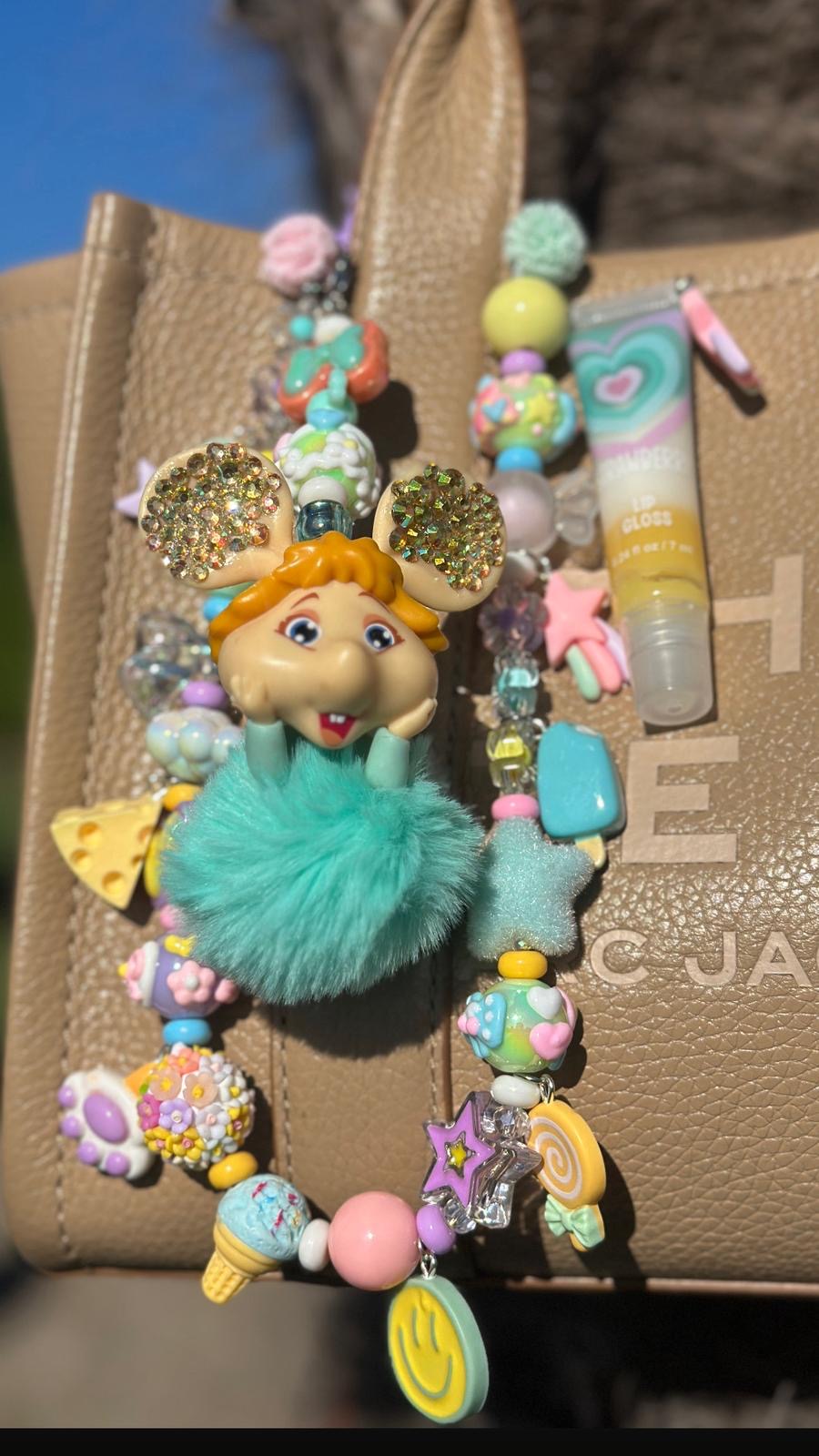 Charmsbag Topo Gigio utilizzabile anche come collana o phonstrap