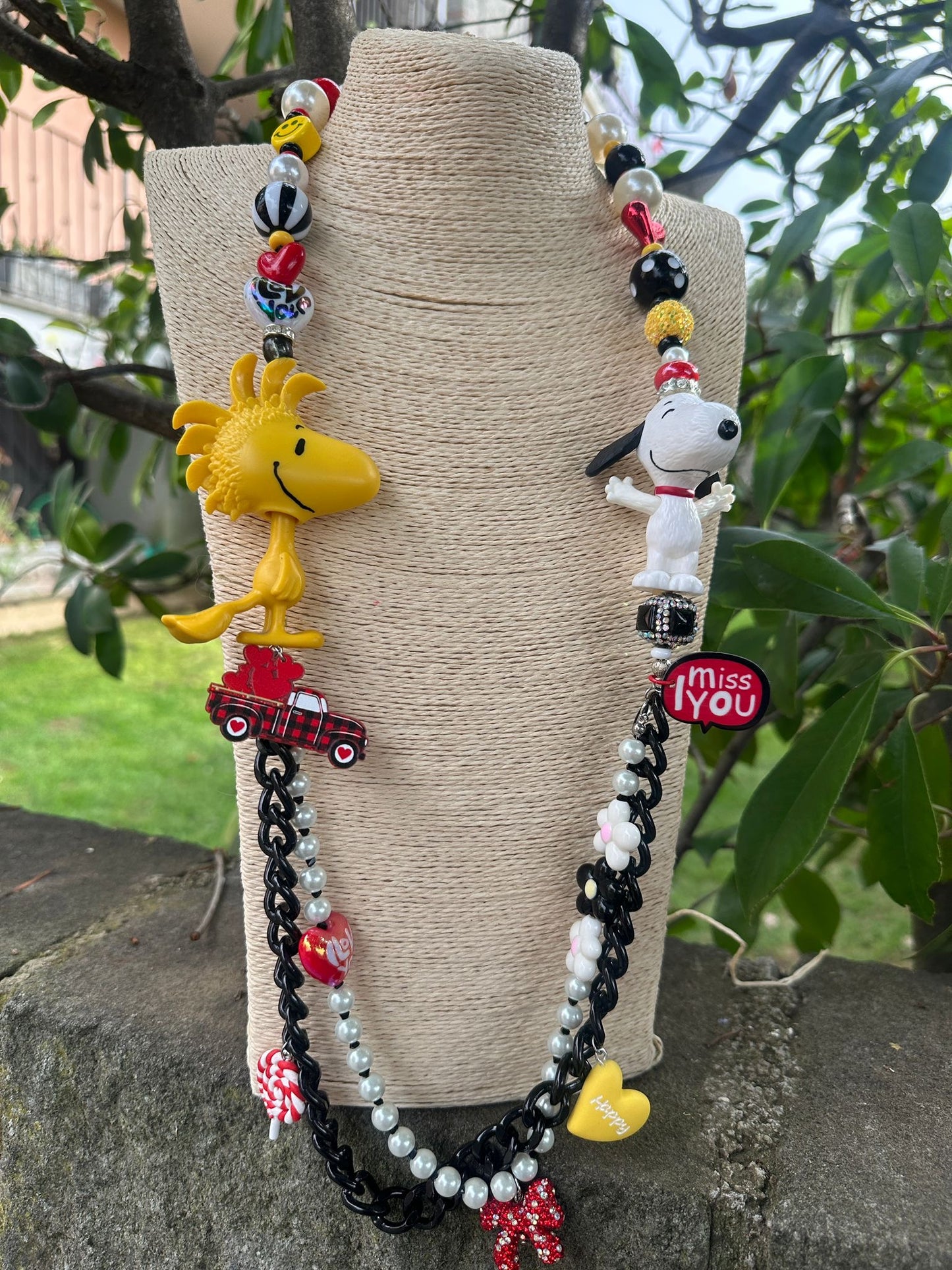 Collana Amico per sempre Snoopy&Woodstock