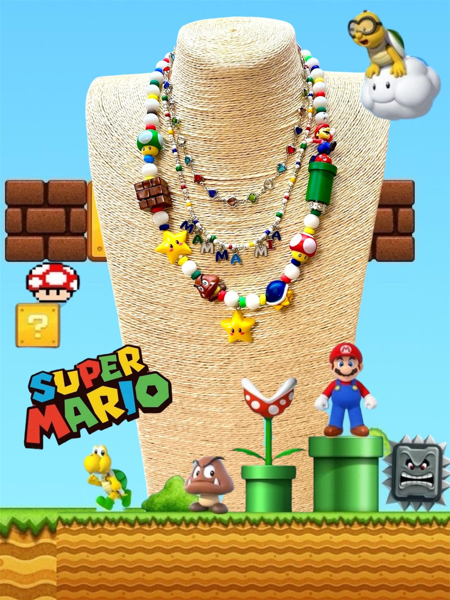 Collana Super Mario 3pz.