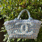 Borsa azzurro mare