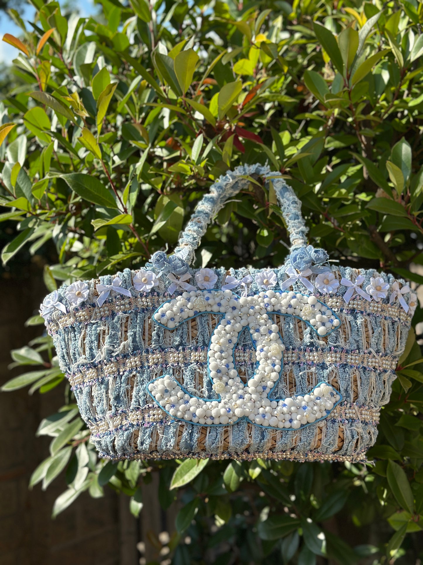 Borsa azzurro mare