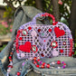 Borsa Purple Hearts con pochette interna