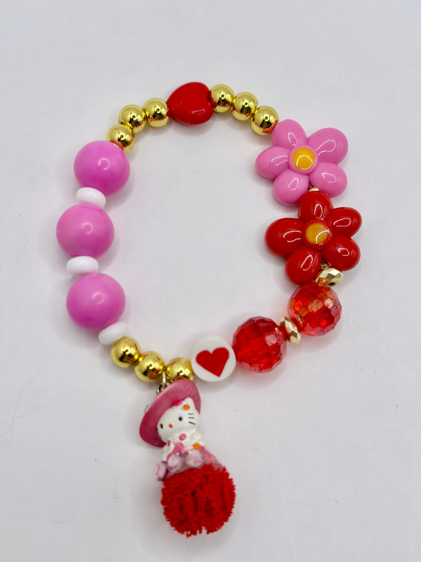 Red pink hallo kitty