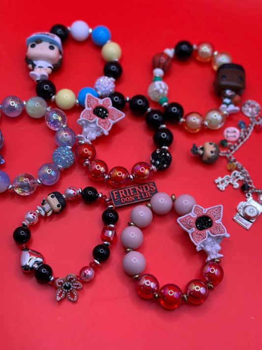 Bracciale Demogorgone rosa