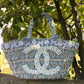 Borsa azzurro mare
