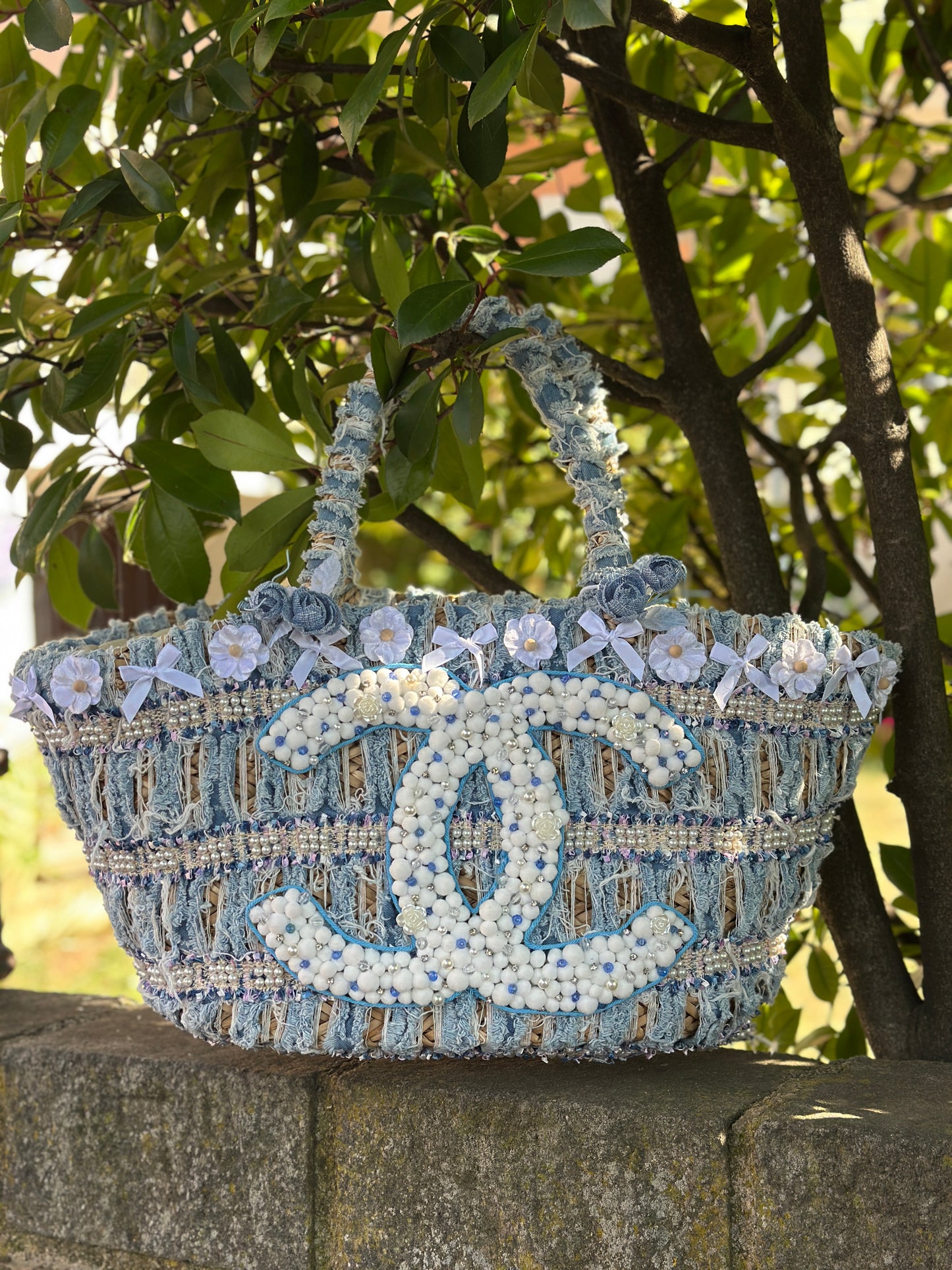 Borsa azzurro mare