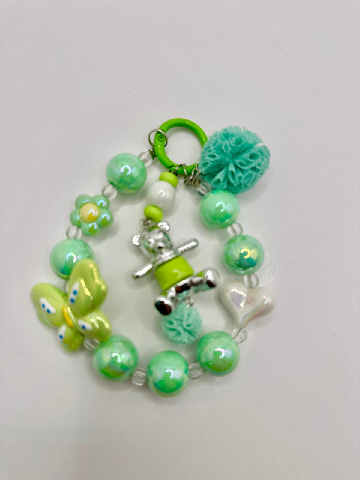 Charmsbag/Phonestrap Bear Green