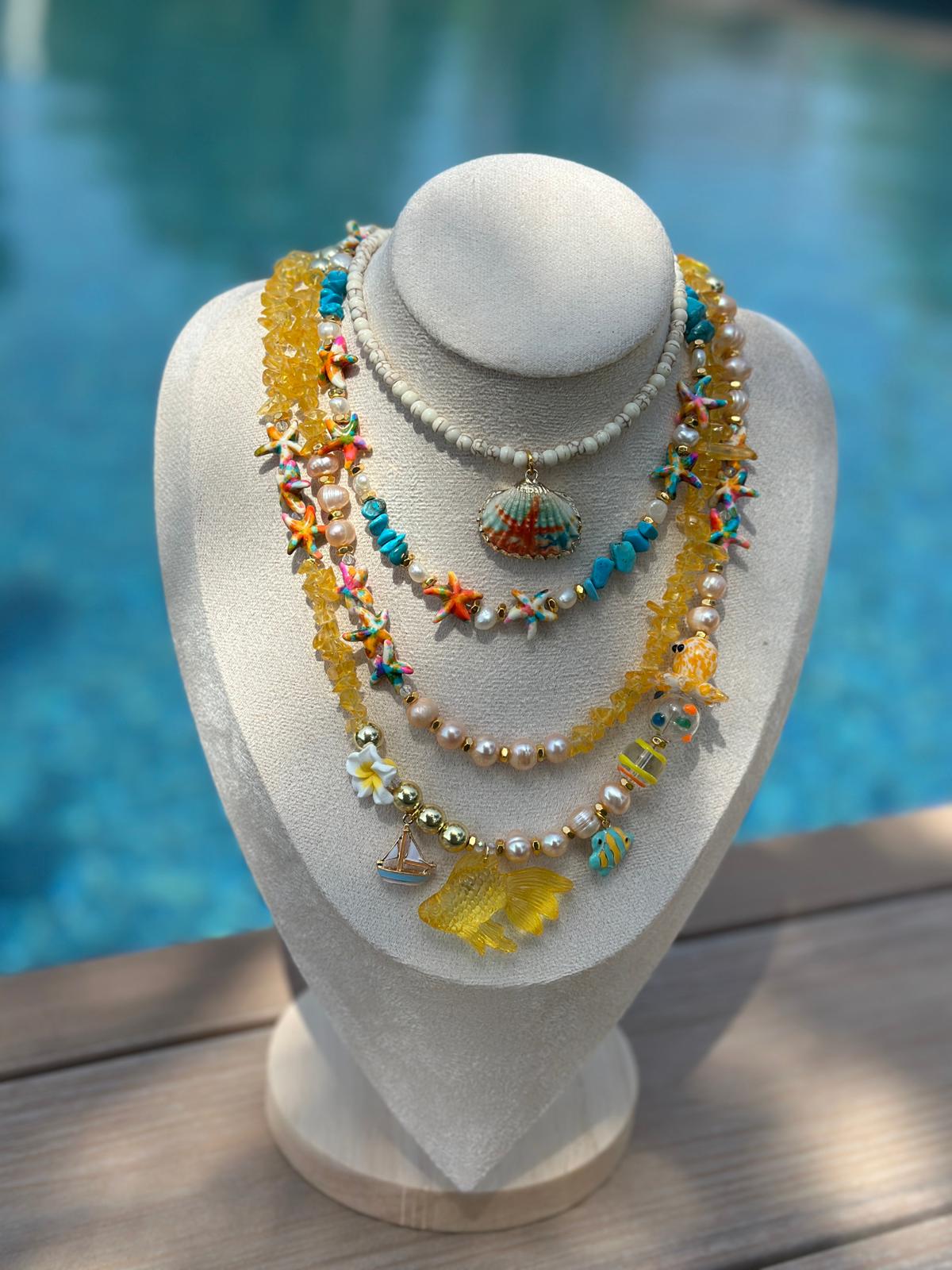 Collana Del Sole 4Pezzi
