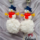 Orecchini I wear winter Happy Snowman