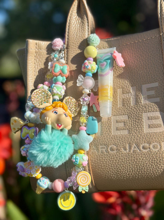 Charmsbag Topo Gigio utilizzabile anche come collana o phonstrap