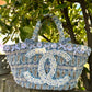 Borsa azzurro mare