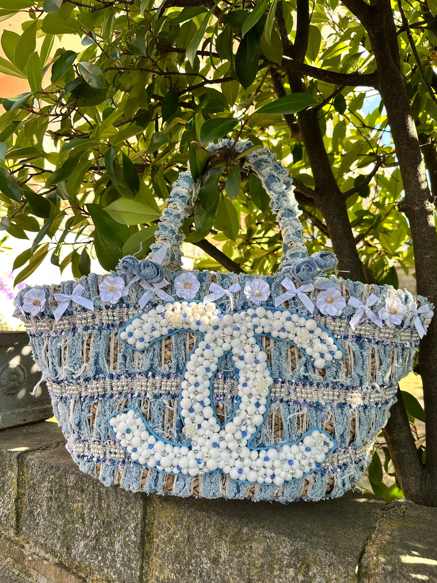 Borsa azzurro mare