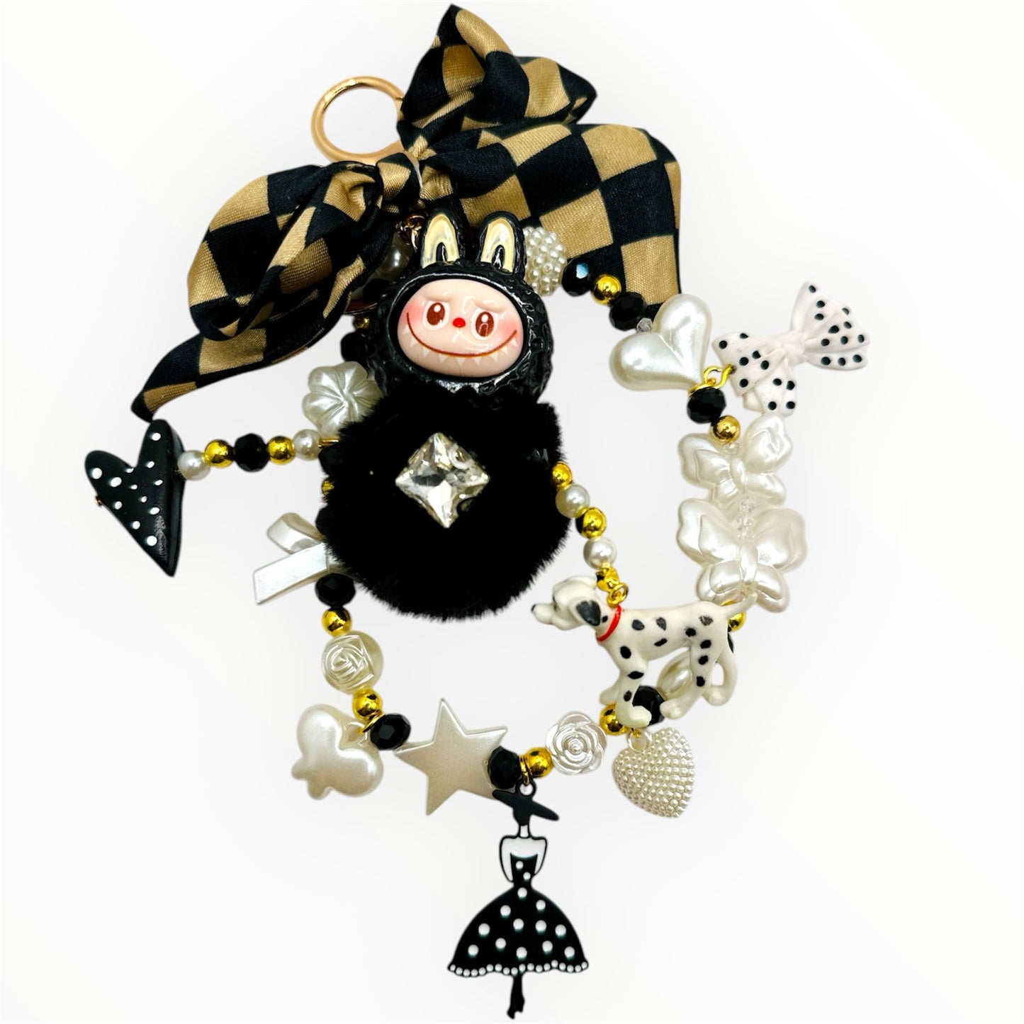 Charmsbag Labubu Black Diamond