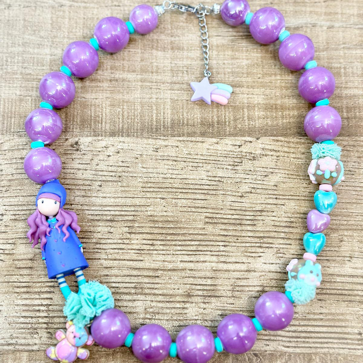 Gorjuss Purple Necklace